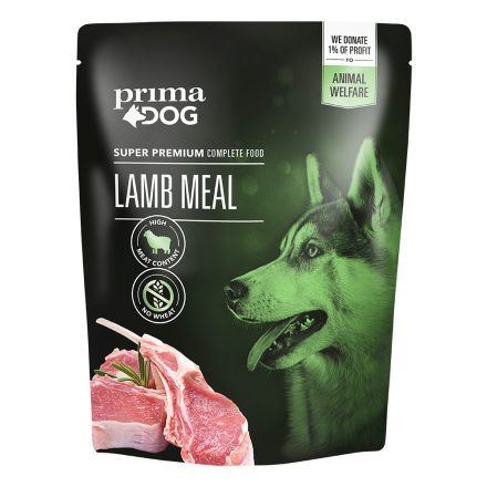 PrimaDog Lamb Alutasakos nedves kutyatáp 260g