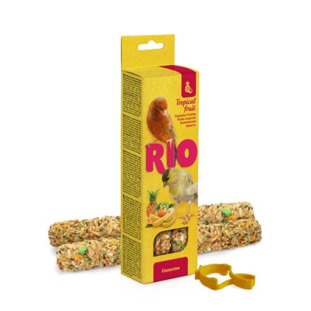 RIO Dupla Rúd Kiegészítő madáreleség trópusi gyümölcsökkel kanáriknak 2x40 g