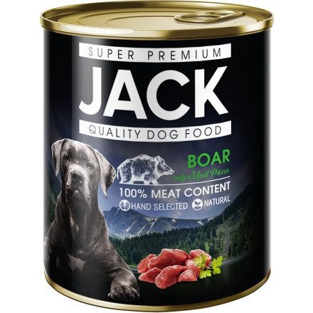 Jack konzerv 100% vadhús 800 g kutya