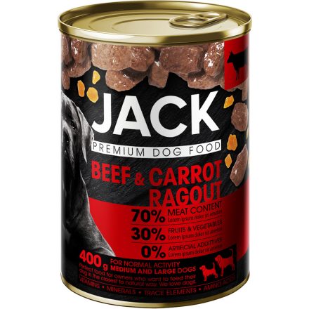 Jack kutya konzerv ragu marha-répa 400g