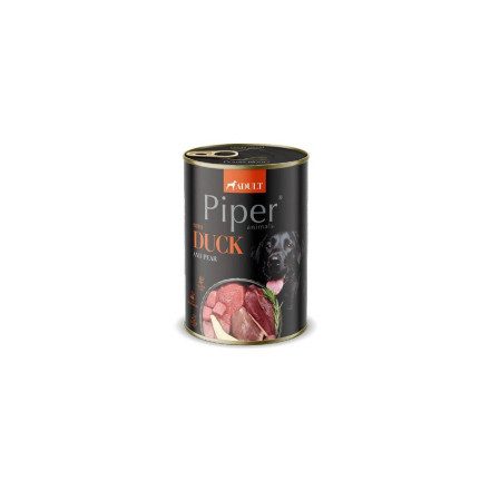 PIPER Kutya Adult 400g Konzerv Kacsa körte