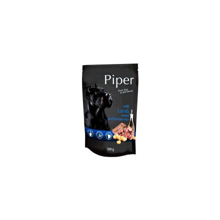 PIPER Kutya Adult 500g Alutasakos Bárányhús Répa Barna Rizs