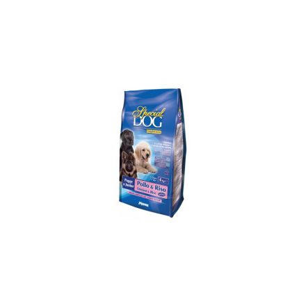 Special Dog---15kg Puppy JUNIOR Száraztáp Ízesítés: friss csirkehússal és rizzsel