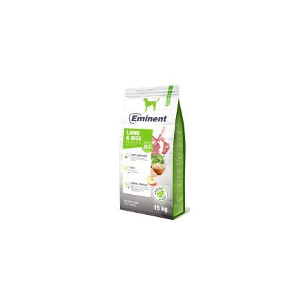 Eminent Kutya Adult Lamb&Rice 15+2kg Zöld Prémium Száraztáp +Prebiotikumok