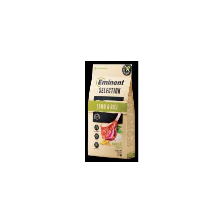Eminent Kutya Select Sensit Lamb&Rice 12kg 27/16 Grain Free, Hipoallergén, Gabonamentes, Gyógynövény-komplexummal