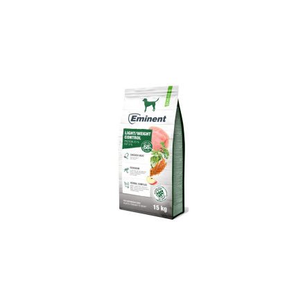 Eminent Kutya Light Weight Control 15+2kg S.zöld Prémium Száraztáp +Prebiotikum