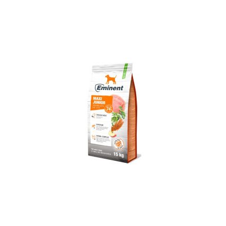 Eminent Kutya Maxi Junior 15+2kg N.sárga Prémium Száraztáp +Prebiotikum