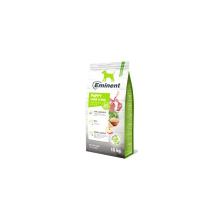 Eminent Kutya Puppy Lamb&Rice 15+2kg V.zöld Prémium Száraztáp +Prebiotikum