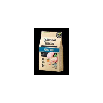 Eminent Kutya Select Ad Large Pork&Duck 2kg 26/14 Gluten Free, Hipoallergén, Gluténmentes, Gyógynövény-komplexummal