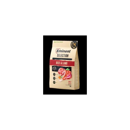 Eminent Kutya Selection Adult Beef&Lamb 2kg 28/15 Grain Free, Hipoallergén, Gabonamentes, Gyógynövény-komplexummal