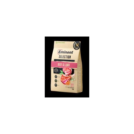 Eminent Kutya Selection Puppy Beef&Lamb 2kg Grain Free, Hipoallergén, Gabonamentes, Gyógynövény-komplexummal