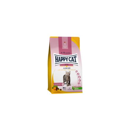 Happy Cat Junior Baromfi 4kg Száraztáp Macska