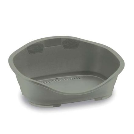 STEFANPLAST GREEN LINE SLEEPER 3 szürke 80,5x55x32cm műanyag fekhely kutyáknak 98% -ban újrahasznosított műanyag