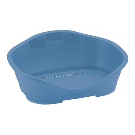 STEFANPLAST Sleeper 4 88x62x35,5cm kék műanyag kutyafekvő