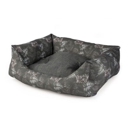 DUVO+ Puha kutyafekhely exotikus mintával 60x45x16cm fekete