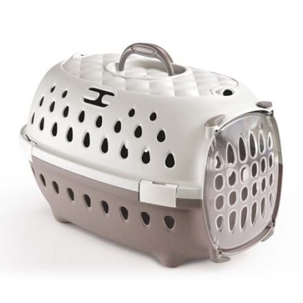 Gulliver Travel Chic light galamb szürke/fehér szállítóbox 50x34,5x32 cm