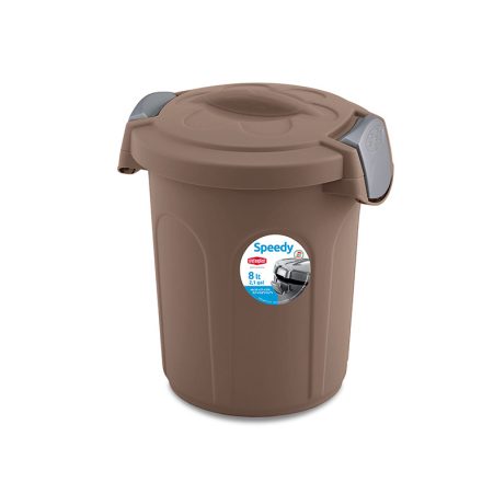 STEFANPLAST Speedy Eledeltároló 3 kg/8l tápra 24x27x31cm barna
