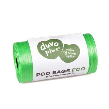 DUVO+ Biológiailag lebomló ürülékfelszedő zacskók 1x20db