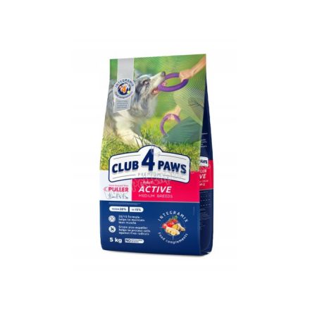 CLUB4PAWS Száraztáp ACTIVE MEDIUM 5KG 