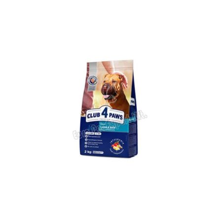 CLUB4PAWS Száraztáp 2KG BÁRÁNY-RIZS