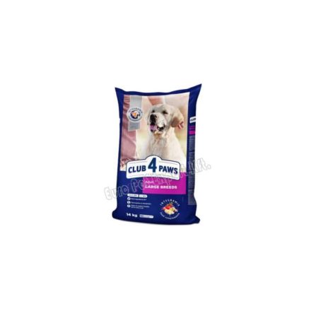 CLUB4PAWS Száraztáp LARGE 14KG CSIRKE