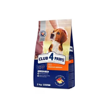 CLUB4PAWS DOG DRY MEDIUM 2KG