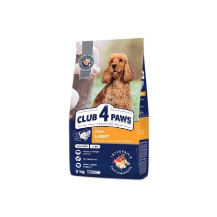 CLUB4PAWS DOG DRY MEDIUM-LARGE 5KG PULYKA 