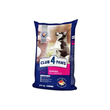 CLUB4PAWS Száraztáp PUPPY ALL 20KG CSIRKE