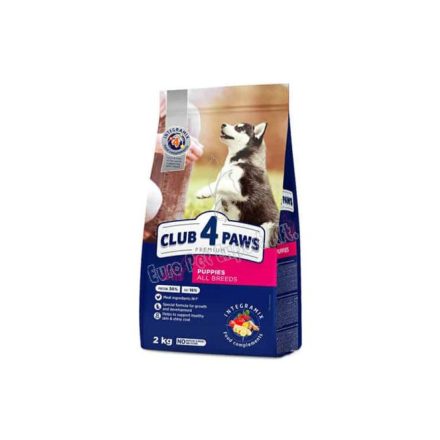 CLUB4PAWS Száraztáp PUPPY ALL 2KG CSIRKE