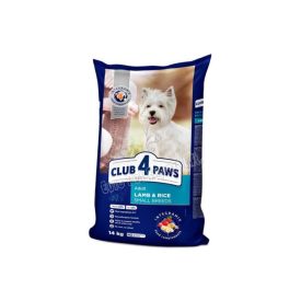 CLUB4PAWS DOG DRY SMALL 14KG BÁRÁNY