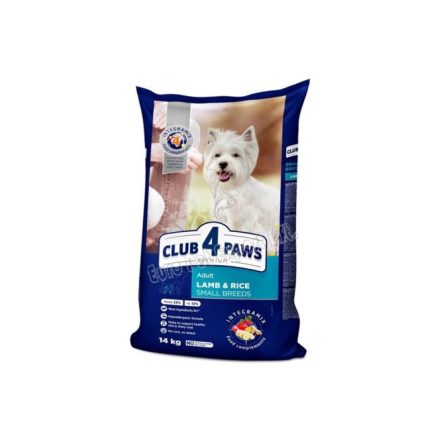 CLUB4PAWS DOG DRY SMALL 14KG BÁRÁNY