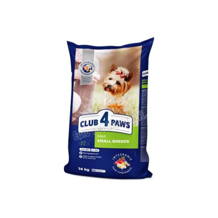 CLUB4PAWS Száraztáp SMALL 14KG CSIRKE