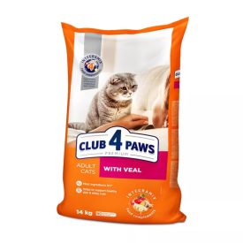CLUB4PAWS Száraztáp BORJÚ 14KG