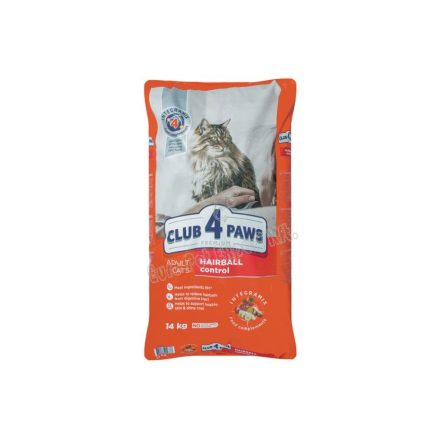 CLUB4PAWS Száraztáp HAIRBALL CSIRKE 14KG