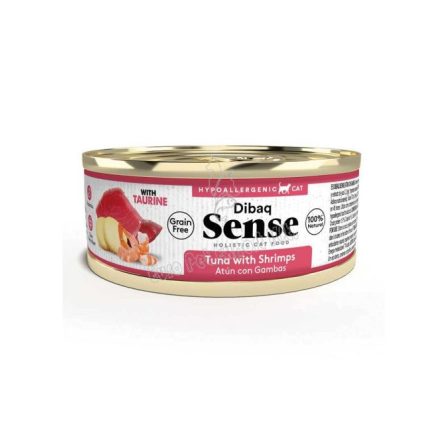 Dibaq Sense CAT Gabonamentes TUNA-SHRIMPS 70g TONHAL-GARNÉLA 